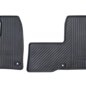 Tepih, spredaj gumiran, črn